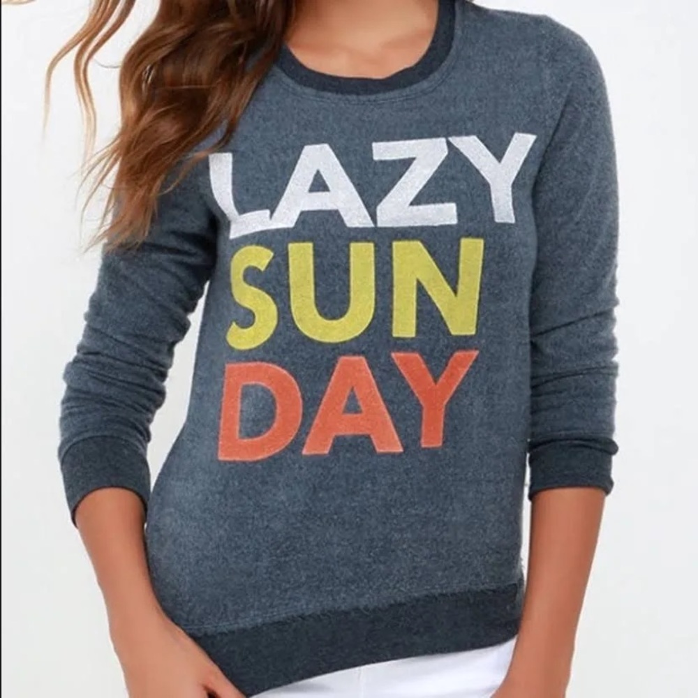 Chaser “Lazy Sunday” sweatshirt in navy